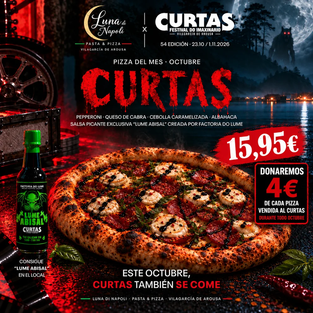 Pizza Curtas — especial del mes, Luna di Napoli