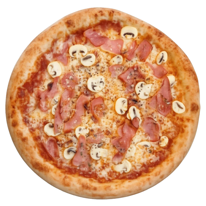 Pizza Prosciutto e Funghi napolitana