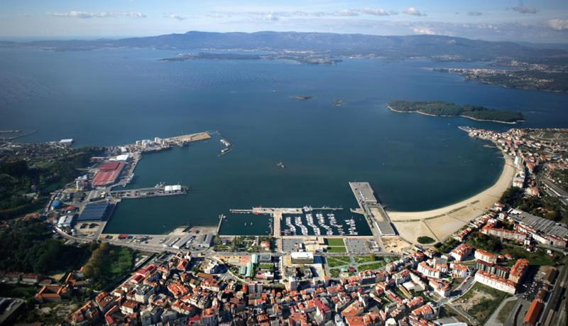 Vista de Vilagarcía de Arousa