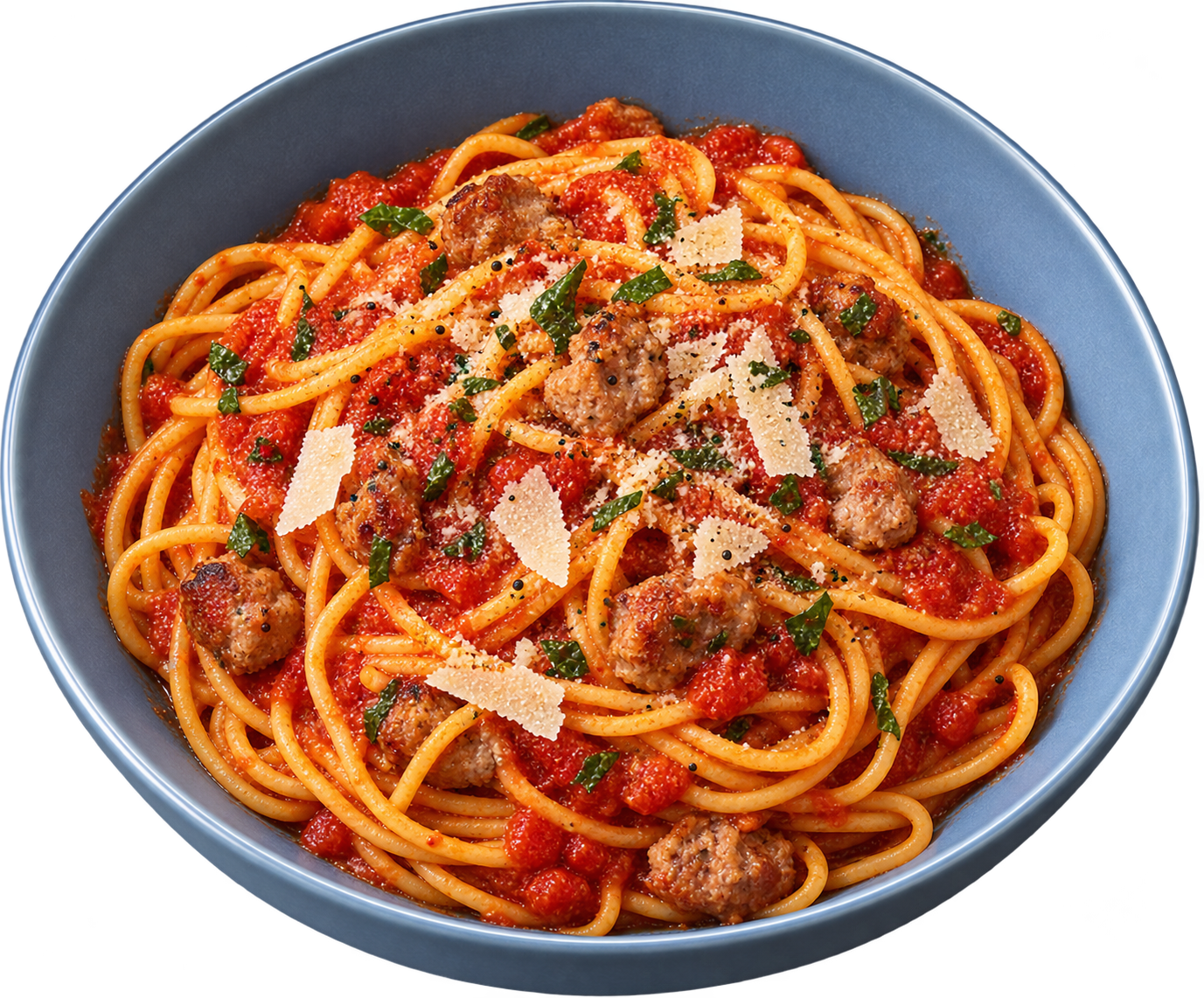 Pasta Bambini con tomate y salchicha de Luna di Napoli
